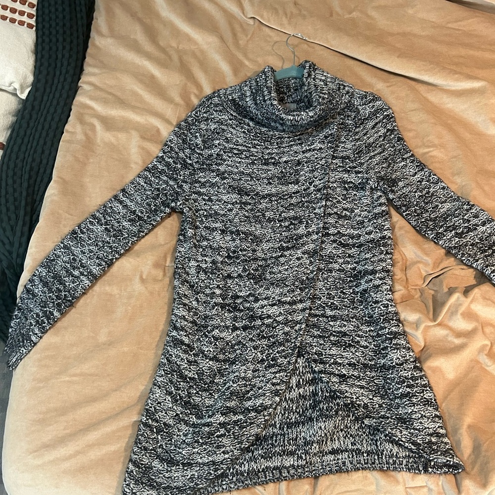 ASOS Black and White Cowl Neck Sweater